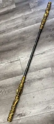 Monkey King Staff 53” Kungfu Gold Metal Wushu Sticks 1:1