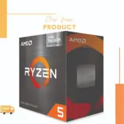 AMD Ryzen 5 5600G Am4 Cpu 6 Core 12 Threads Unlocked 65W 19Mb Cache