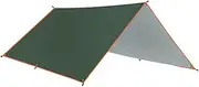 Sun Shade Canopy Awnings Portable Outdoor Camping Travel Beach Tent Tarp Protective Shelter with Storage Bag Green 3x4m