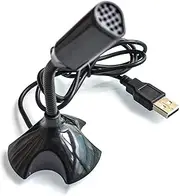 Mini USB Microphone for Raspberry pi 3B 3B+ Studio Speech Chatting Singing KTV Mic with Holder for PC Laptop Microphone