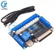MACH3 5-Axis CNC Breakout Board with Optical Coupler for Stepper Motor Driver