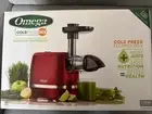 Omega H3000RED Juicer Cold Press 365 Slow Masticating Easy to Clean, Quiet Mo...