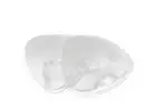 Set of 2 Clear Silicone Waterproof Bra and Bikini Gel Inserts Push Up Breast ...
