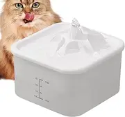 Dgayaeic Cat Drinking Fountain | Volcano Eruption Shape Silent Kitten Water Dispenser,Large Capacity Pet Feeding Supplies, Small Animal Drinking Tank for Small Medium Large Cats and Dogs