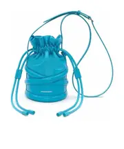 Alexander McQueen Logo Detailed Drawstring Bucket Bag One size Blue