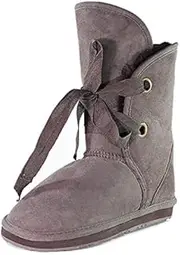[UGG Grand DownUnder] UGG Boots Women Lace-up 3/4 premium Australian shearing Sheepskins Grip-sole 3Color Siz 5-10