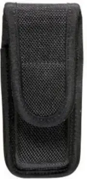 Bianchi 7303 AccuMold Single Mag/Knife Pouch - Black, Hidden 18202