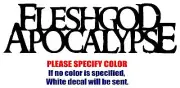 Fleshgod Apocalypse band Rock Vinyl Decal Car Sticker Window bumper Laptop 7"