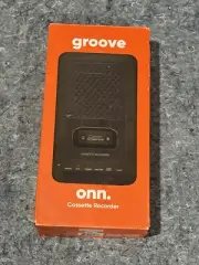Cassette Player/Recorder Groove w/external & built-in mics Fast Shipping!