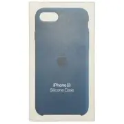 Genuine Original Apple iPhone SE 2nd 3rd Gen 8 7 Silicone Case - Abyss Blue