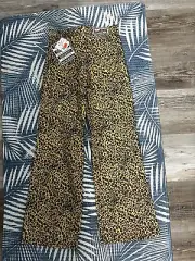 NWT Rockies Leopard Print Girls Show Pants Size 14S