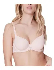 [Simone Perele] Andora 3D Plunge T-Shirt Contour Bra Blush