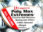 POLY MAX EXTREMES #1 Illegal golf product used on all TaylorMade Qi35 Drivers