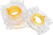 HEATSHAKING 4pcs Round Retaining Ring for Joystick Repair Durable Joystick Bases with Accurate Control and Gaming Devices Easy to Install