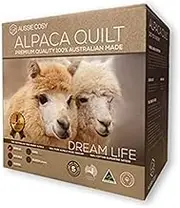 Aussie Cosy Queen Alpaca Wool Quilt 500 GSM