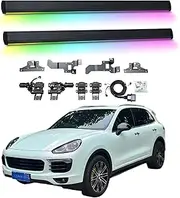 BJOHQ Electric Running Boards Compatible for Porsche Cayenne 2011-2017 with Light, SUV, Off-Road & Pickup Trucks - Retractable Truck Steps & Nerf Bars