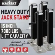 HORUSDY 4PC 7000LBS Trailer Canopy Caravan Jack Stand Heavy Duty Stabilizer Legs