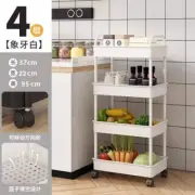 Trolley Rack Kitchen Floor Bedroom Multi-Layer Baby Snacks Mobile Bathroom Bathr