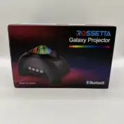 Rossetta Star Galaxy Projector Bluetooth Speaker Aurora Night Light for Bedroom