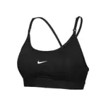 NIKE 女運動內衣-DRI FIT 韻律 瑜珈 運動背心 BRA 慢跑 訓練 CZ4463-010 黑白