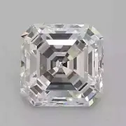 2 CT vvs1 Clarity loose Asscher cut diamond Certified Natural D Color LAb Grown