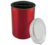 (1890ml, Candy Apple) - Airscape Coffee and Food Storage Canister - Patented Airtight Lid Preserve Food Freshness with Two Way CO2 Valve, Stainless Steel F