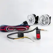 Light NS-15 fog + wiring Kit + Black switch Motorcycle Chopper bobber Scooter ε