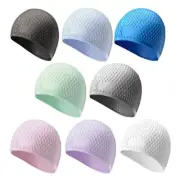 Swimmers Caps for Short and Medium Length Hair, Waterproof Silicones Swim Caps