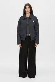 Molinard Zip Jacket in Midnight Blue - CAMILLA AND MARC® C&M
