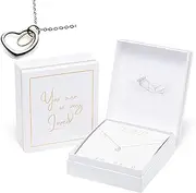 Halo Remembrance Necklace | White Linen and Gold Foil Premium Extra Large Keepsake Box | Miscarriage Gift, Infant Loss, Memory Item, Memorial Gift