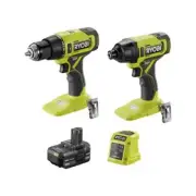 Ryobi 18V ONE+ Hammer Drill And Impact Driver Kit