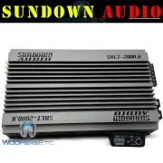 SUNDOWN AUDIO SALT-2000.6 COMPETITION 6-CHANNEL COMPONENT SPEAKERS AMPLIFIER NEW