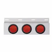 United Pacific 63758 Mud Flap Hanger Mud Flap Plate, Top, Stainless, With