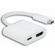 8ware 8WD-CH01 USB Type-C to HDMI Adapter Cable with Type-C Charging Port Up to 60W