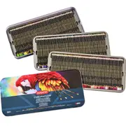 Derwent 150 ChromaFlow Coloured Artists Pencils Tin Set Professional Full Range