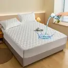 Waterproof Mattress Cover Solid Color Bedspread Matress Protector Hotel