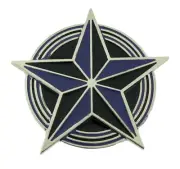 Classic Multicolor Star Belt Buckle Metal Plain Finished Punk Heavy Rock Unisex