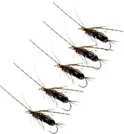 Abbraccia 5Pcs Fly Fishing Lures Tackle Nymph Fly for Outdoor Stream Accessories