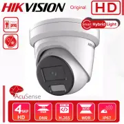 Original HIKVISION DS-2CD2347G2H-LIU Hybrid 4MP ColorVu+IR dual light camera POE