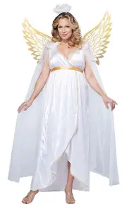 Guardian Angel Plus Adult Christmas Nativity Costume