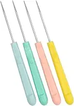 ABOOFAN 4pcs Icing Scribe Tool Sugar Cookie Decorating Supplies with Biscuit Stir Needles for Cake Making Pastry Decoration Easy to Clean and Maintain