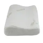 Luxury Bamboo Contour Pillow Anti Bacterial Support Memory Foam Fabric Fibre Bed