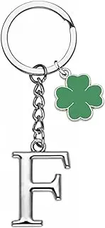 ZYMGUO Initial keychain Keychain A-Z Single Letter Keyring DIY Key Ring Cool Little Gift Initial keychain for men women