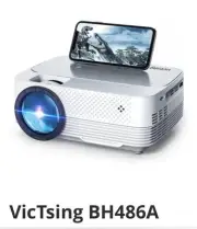 Victsing BH486A Projector 7500 Lumens 1080P LED Mini WiFi Video