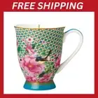 Maxwell Williams Teas C's Silk Road Footed Mug 300ML Aqua Gift Boxed-Au