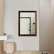 Vintage Industrial Wall Mirror - 80x60cm Bronze Gold Frame, Distortion-Free Glass & Coastal-Ready Durability ​​​​Timeless Elegance for Modern Australian Homes & Heritage Interiors (Bronze Gold)