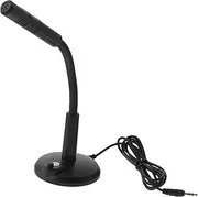 COOPHYA Portable Recording Microphone Desktop Mic 3.5mm Jack Suitable for Meetings Gaming and Chatting High Sensitivity Black