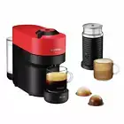 Breville Nespresso Coffee Machine 1.1L Bundle - Red Espresso Latte Flat White