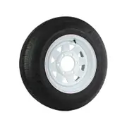 Sunrise Trailer 14" Wheels Rim and Tyre Fitted - Landcruiser 6 Stud, 195R14LT - White - WRTLC14P195