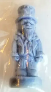 Wade Whimsies Uncle Sam Miniature Figurine Calendar Series July Rose Tea 2008